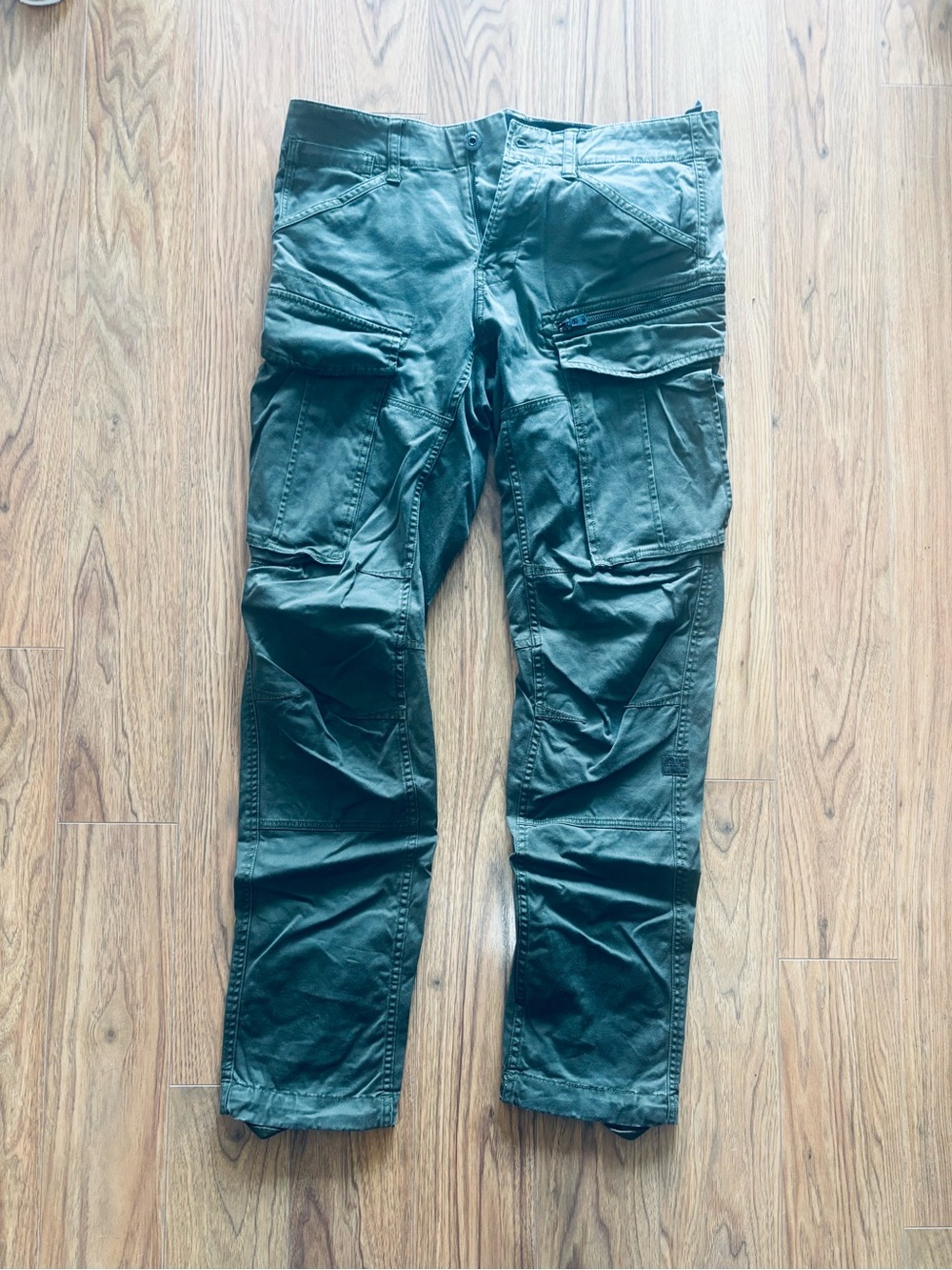 G-Star Men's Dark Olive Cargo Pants